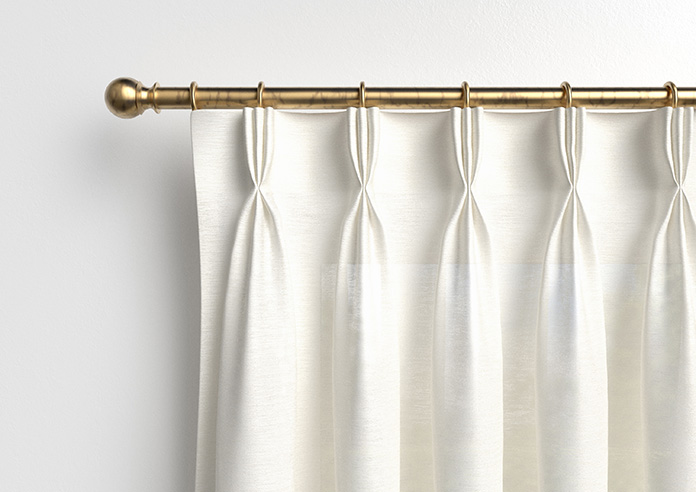 Marsala Voile, Beach White - Made to Measure Curtains - Image 12